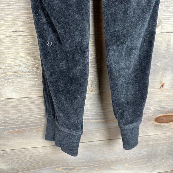 Lululemon Warm Down Jogger Velour Heathered Black - Picture 6 of 7